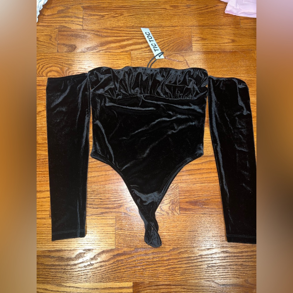 Black Velvet bodysuit